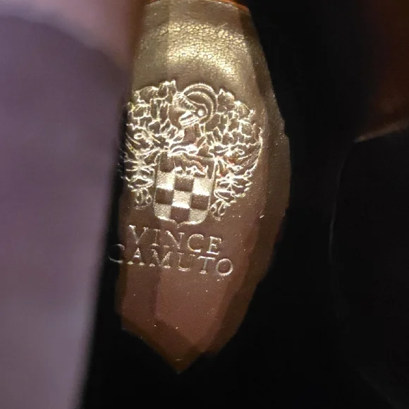 Vince Camuto Brown Ankle Boots with Buckle Straps - Picture 8 of 16